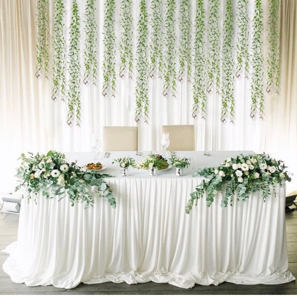 7 Pack | Willow Leaves Vines Greenery Garland 35 Strands - Picture 1 of 4